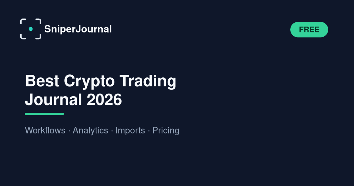 Best Crypto Trading Journal 2026 — Complete Guide